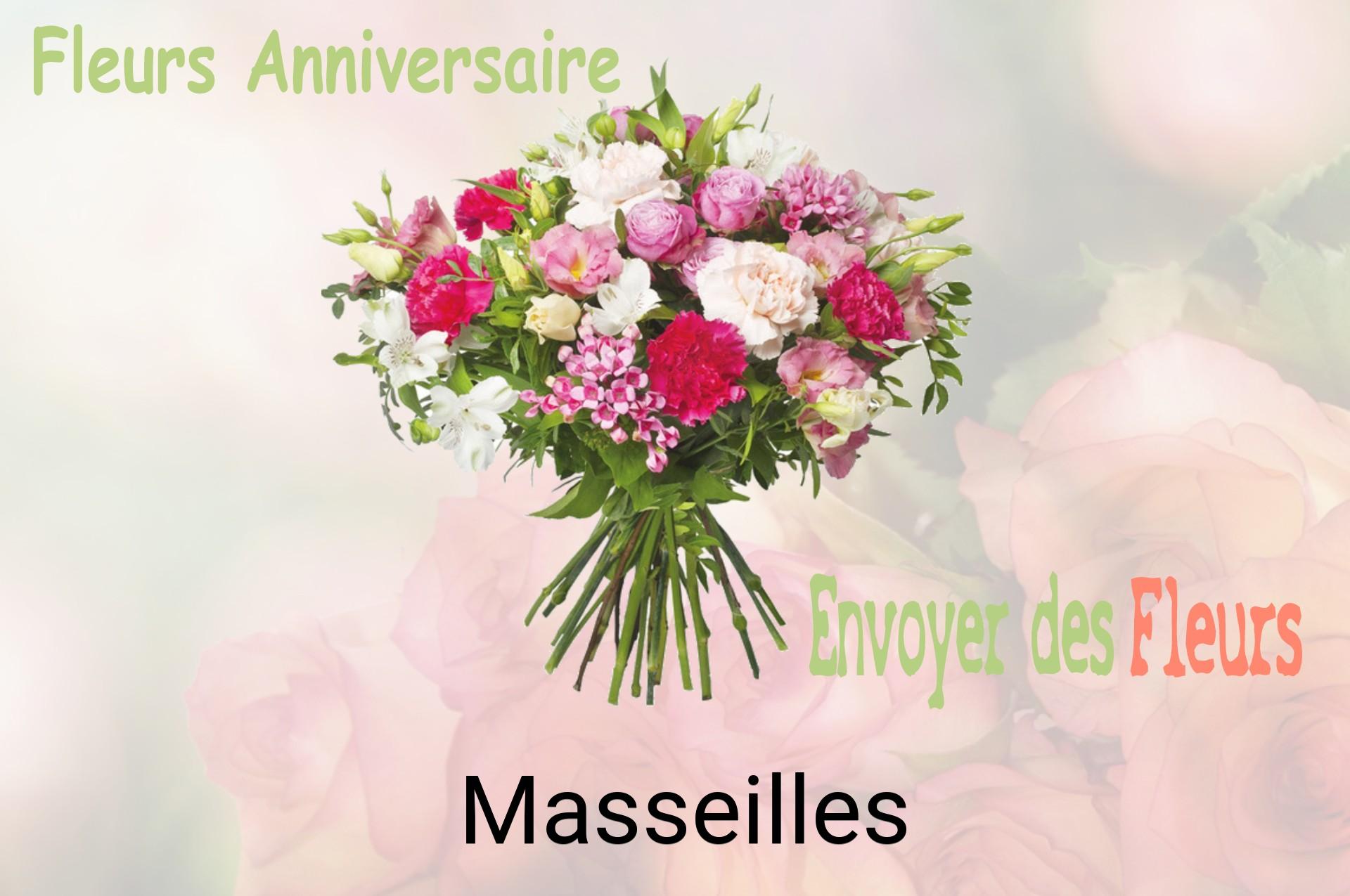 Bouquet de fleurs d’anniversaire livré à Masseilles
