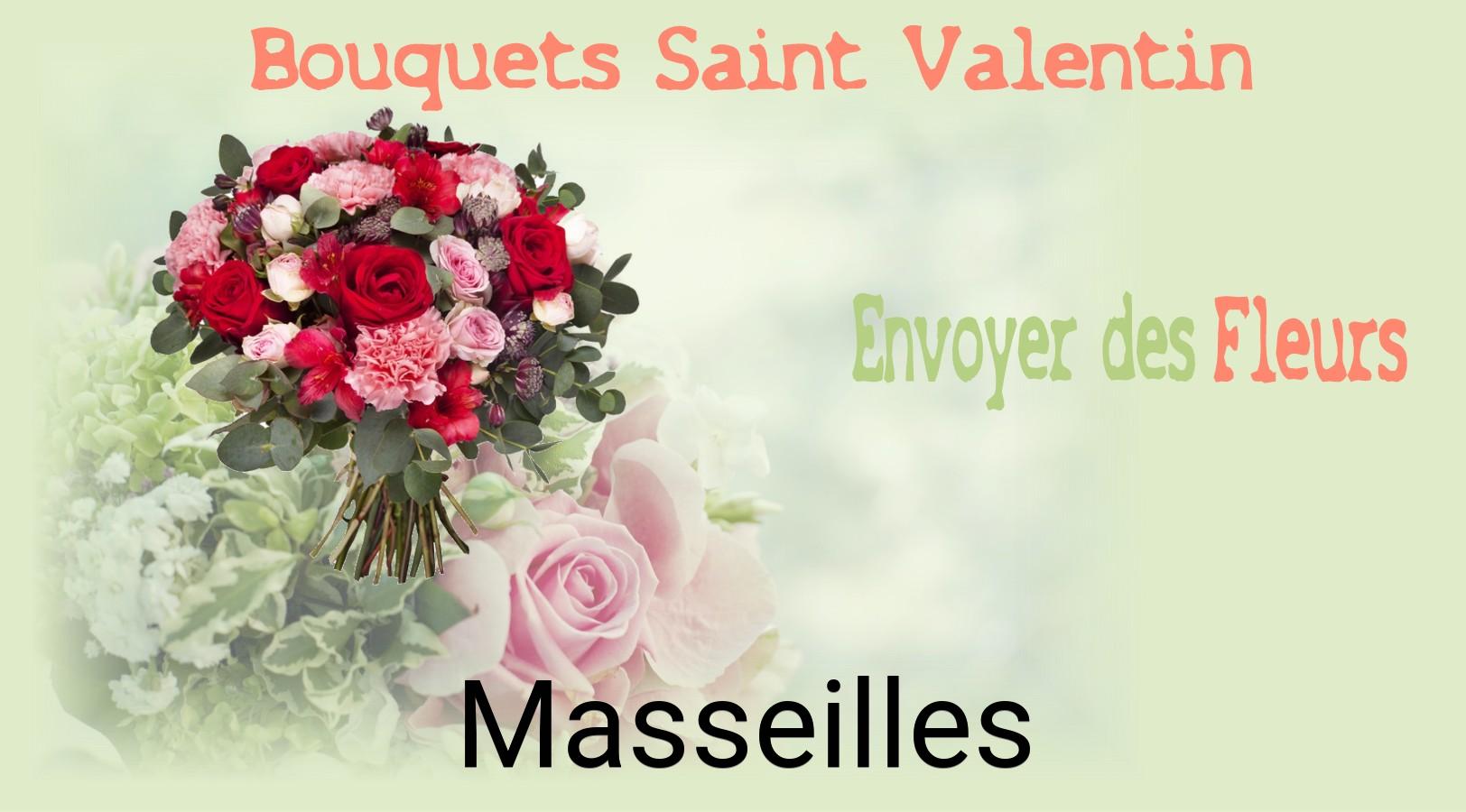 Roses de Saint-Valentin livrées à Masseilles